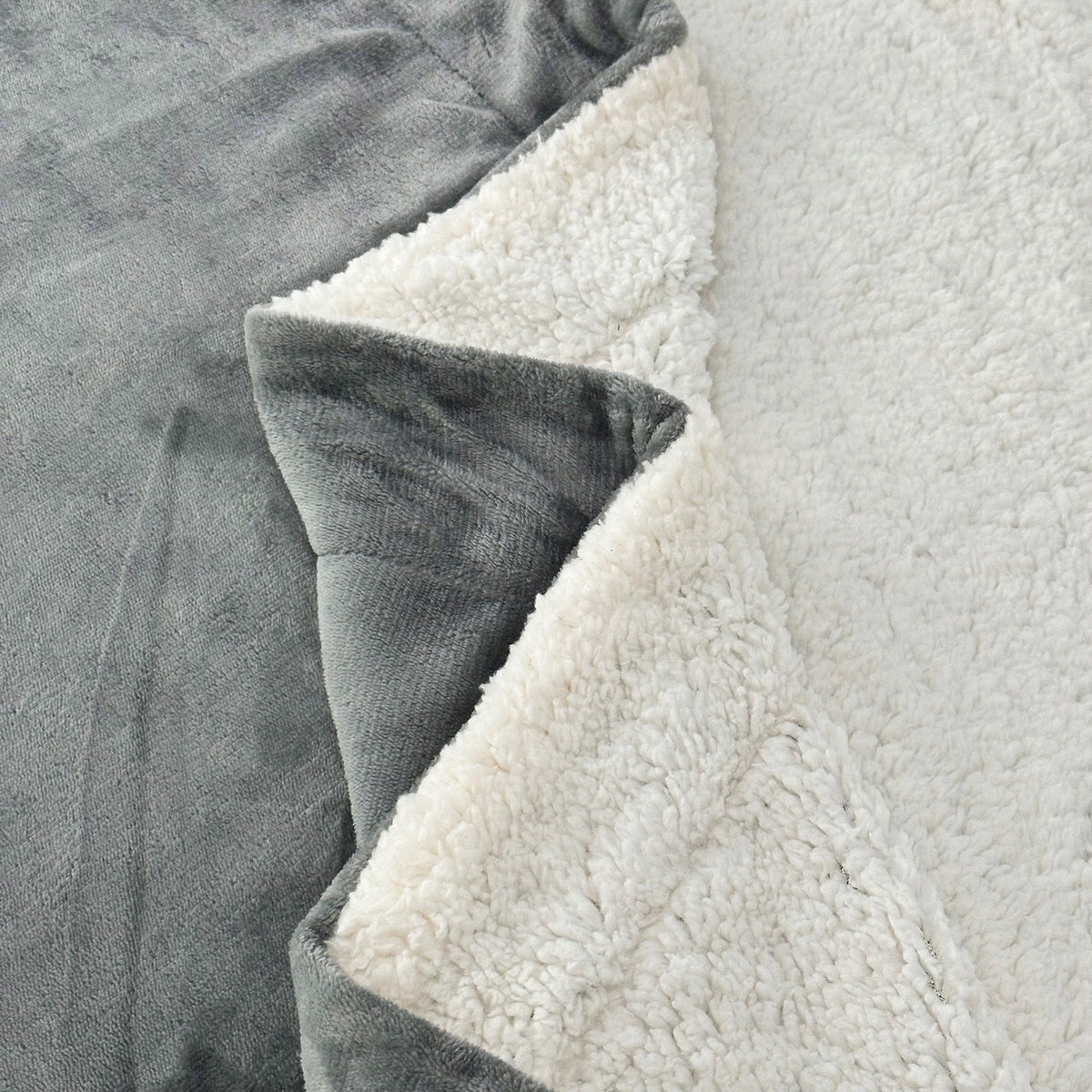 Blanket Sherpa Double Sided Lamb Grey Pled Kapa 150x200 cm Manufacturer code 5900072377527
