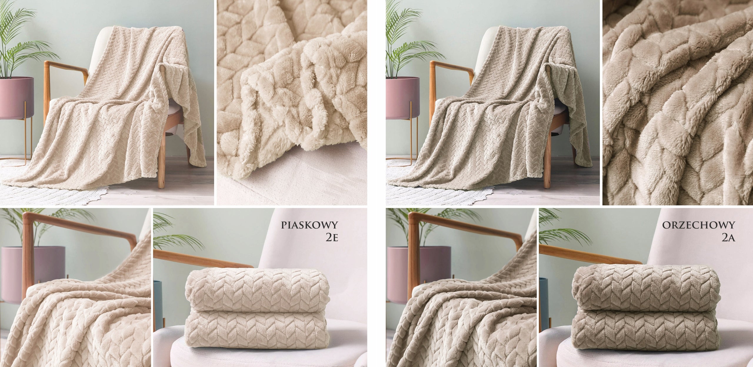 Blanket Thick Embossed Herringbone Pled Bedspread For Living Room Bedroom Warm 160x200 Packaging status original