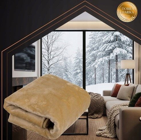 Blanket beige lectric heating 160x90 cm for back light beige battery Medical device no