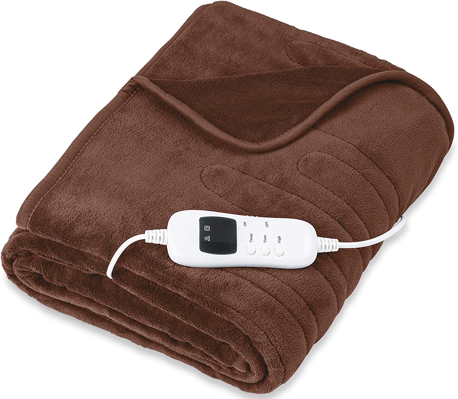 Blanket electric bronze 160x120 large warm