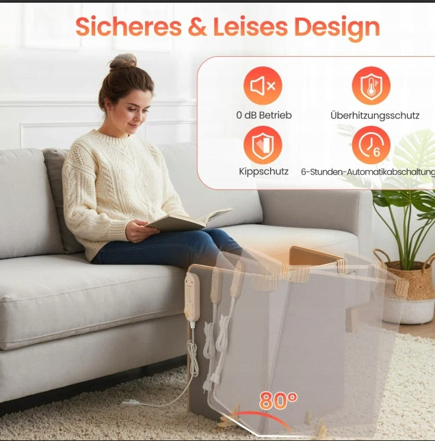 Blanket electric flannel 150 cm x 200 BLUE Medical device no