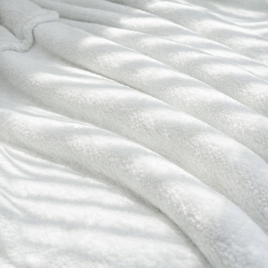 Blanket sweatshirt, KOCOBLUZA, warm hooded bedspread, WHITE Oversize soft Manufacturer code 5904178302858