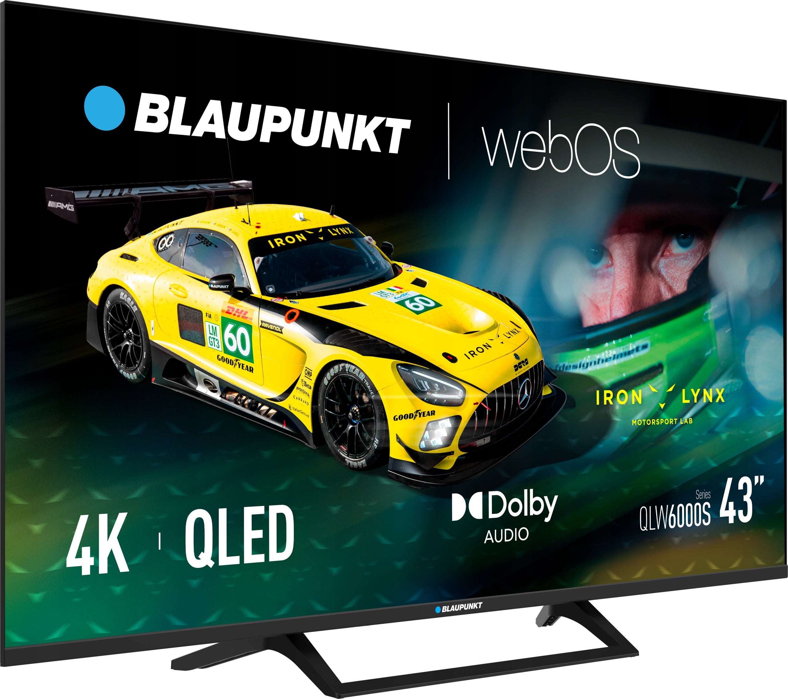 Blaupunkt 43QLW6000S QLED Smart TV 4K UHD WebOS HDR10 Dolby Audio WiFi HDMI Manufacturer code 43QLW6000S