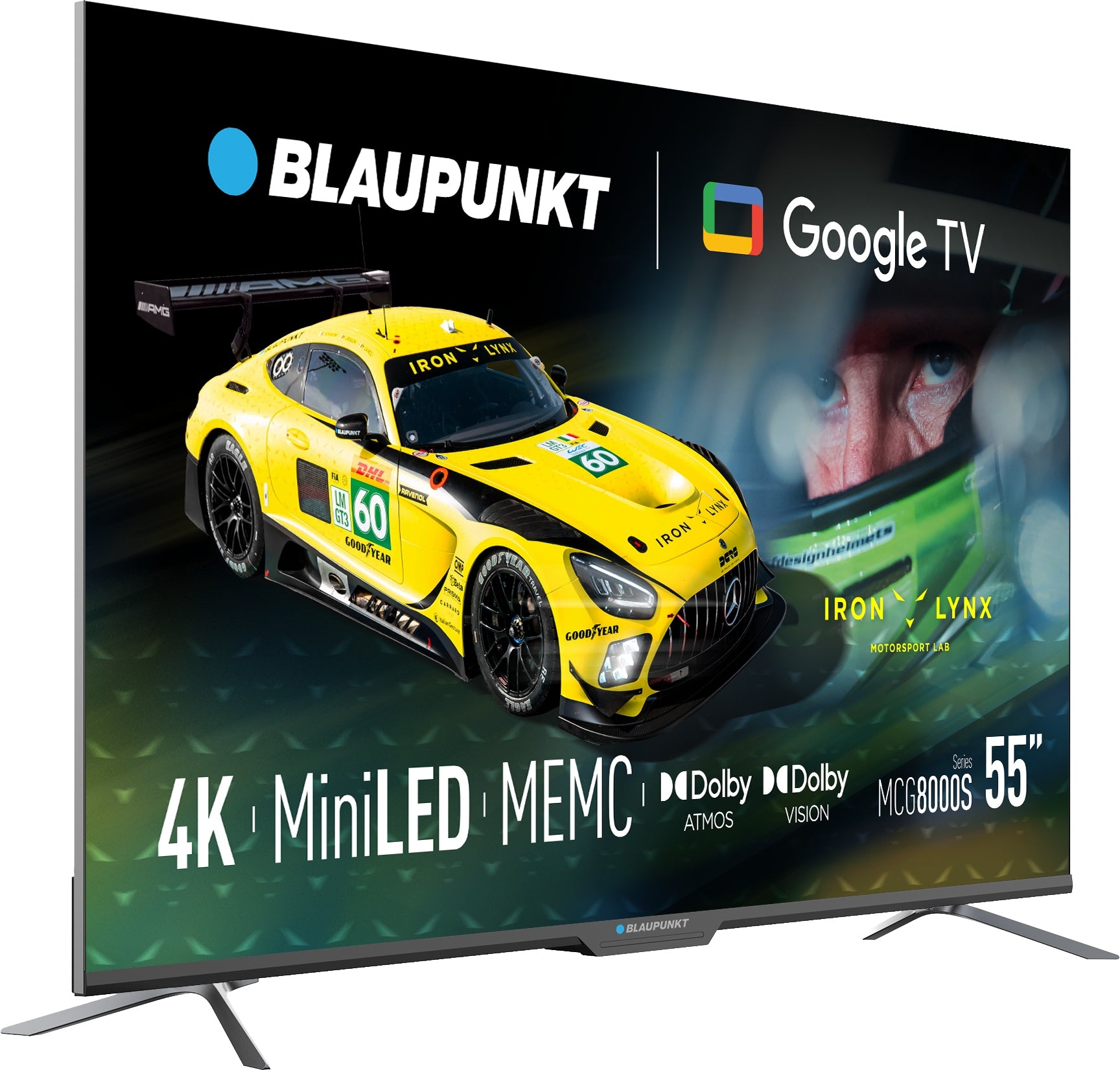 Blaupunkt 55MCG8000S TV 55 INCH MINILED 4K UHD Google TV WIFI SMART 700 NIT EAN (GTIN) 8594213441016