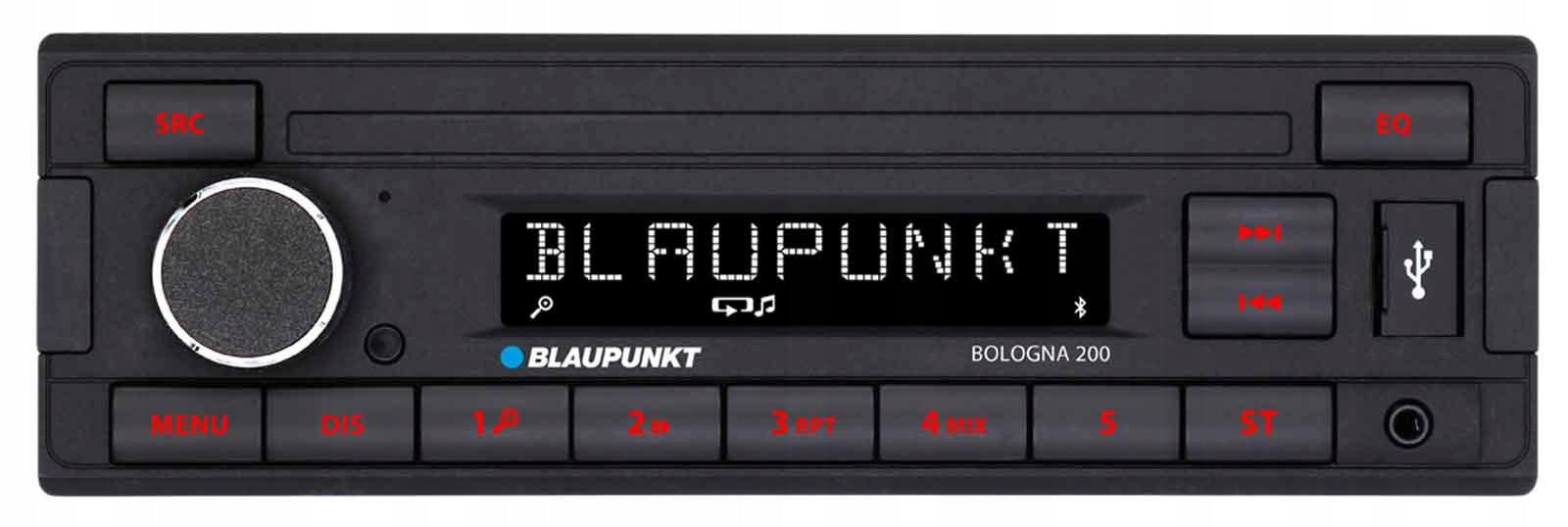 Blaupunkt Bologna 200 Car radio MP3 / USB / AUX / Max Power 4x40W