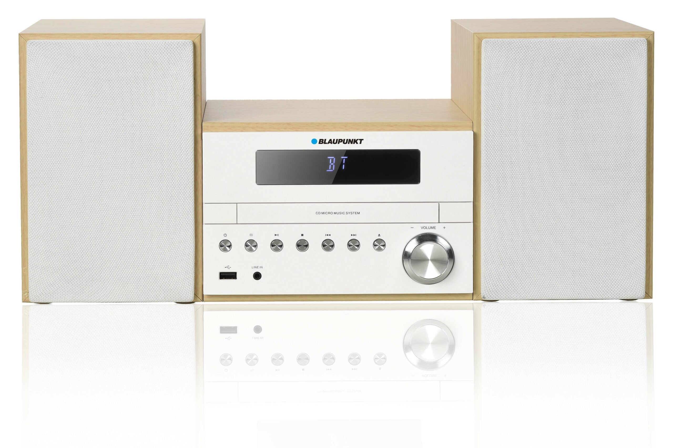 Blaupunkt MS45BT Micro Tower with Bluetooth CD USB FM Remote Control Tower 2x50W RMS Manufacturer code MS45BT