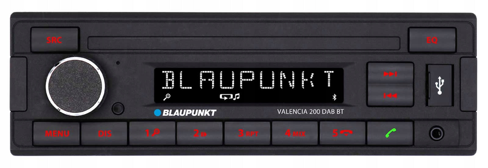 Blaupunkt Valencia 200 DAB car radio Bluetooth MP3 USB AUX
