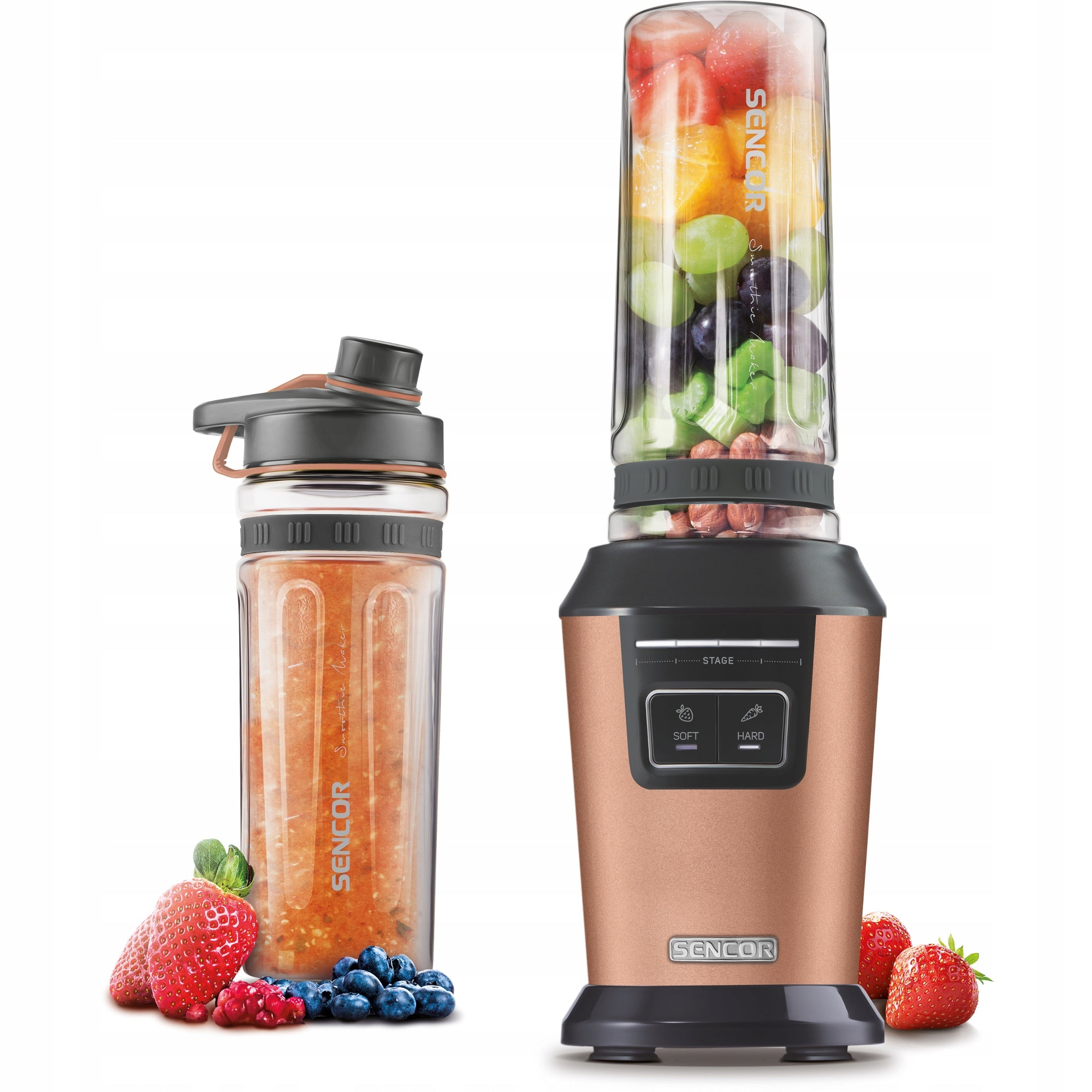 Blender Chalice Mixer Smoothie SENCOR SBL 7076GD 800W STRONG Black 2 PO