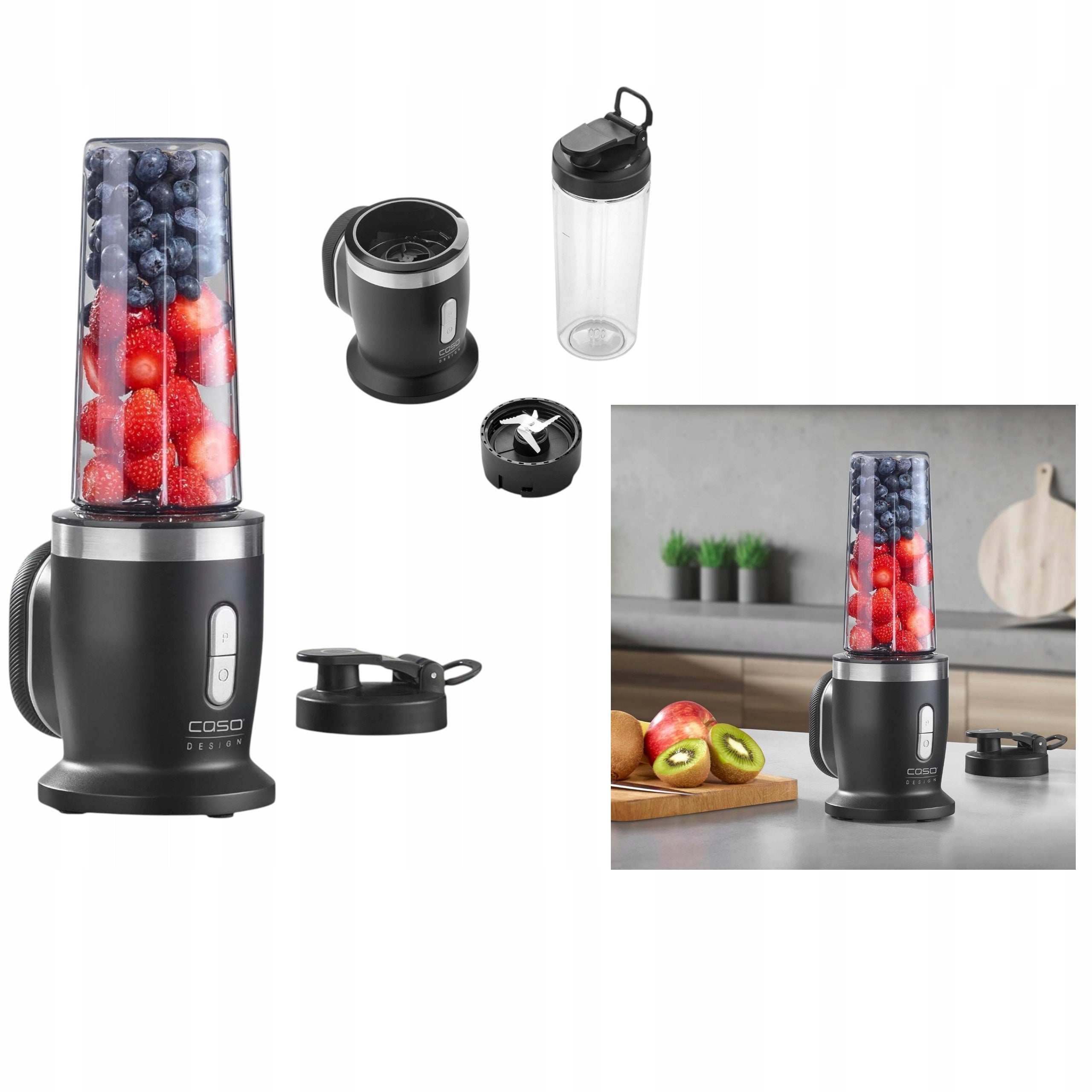 Blender Cordless 240W Smoothie Cocktails Tritan BPA Free