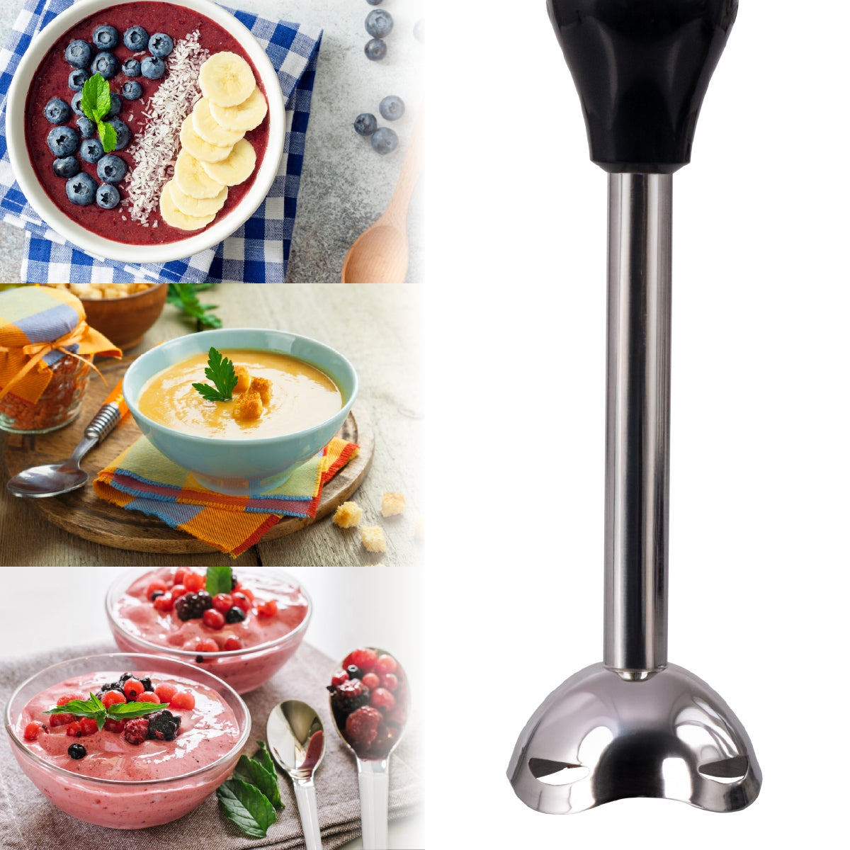 Blender Multifunction Manual Shredder Mixer Set Black Eldom BL240 Manufacturer code BL240 vexo