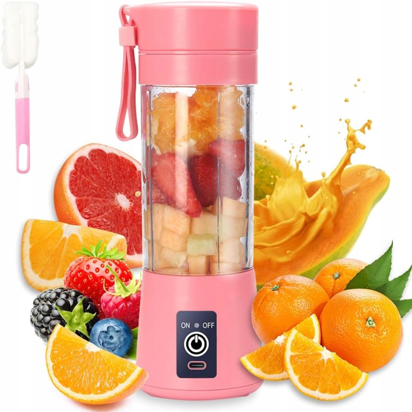 Blender Portable USB Mixer 380ml Wireless For Fruit Smoothie