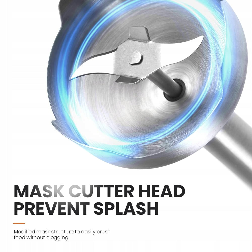 Blender Ręczny MIUI Mikser Kuchenny Zestaw Stal Nierdzewna Elektryczny EAN (GTIN) 5906521759050
