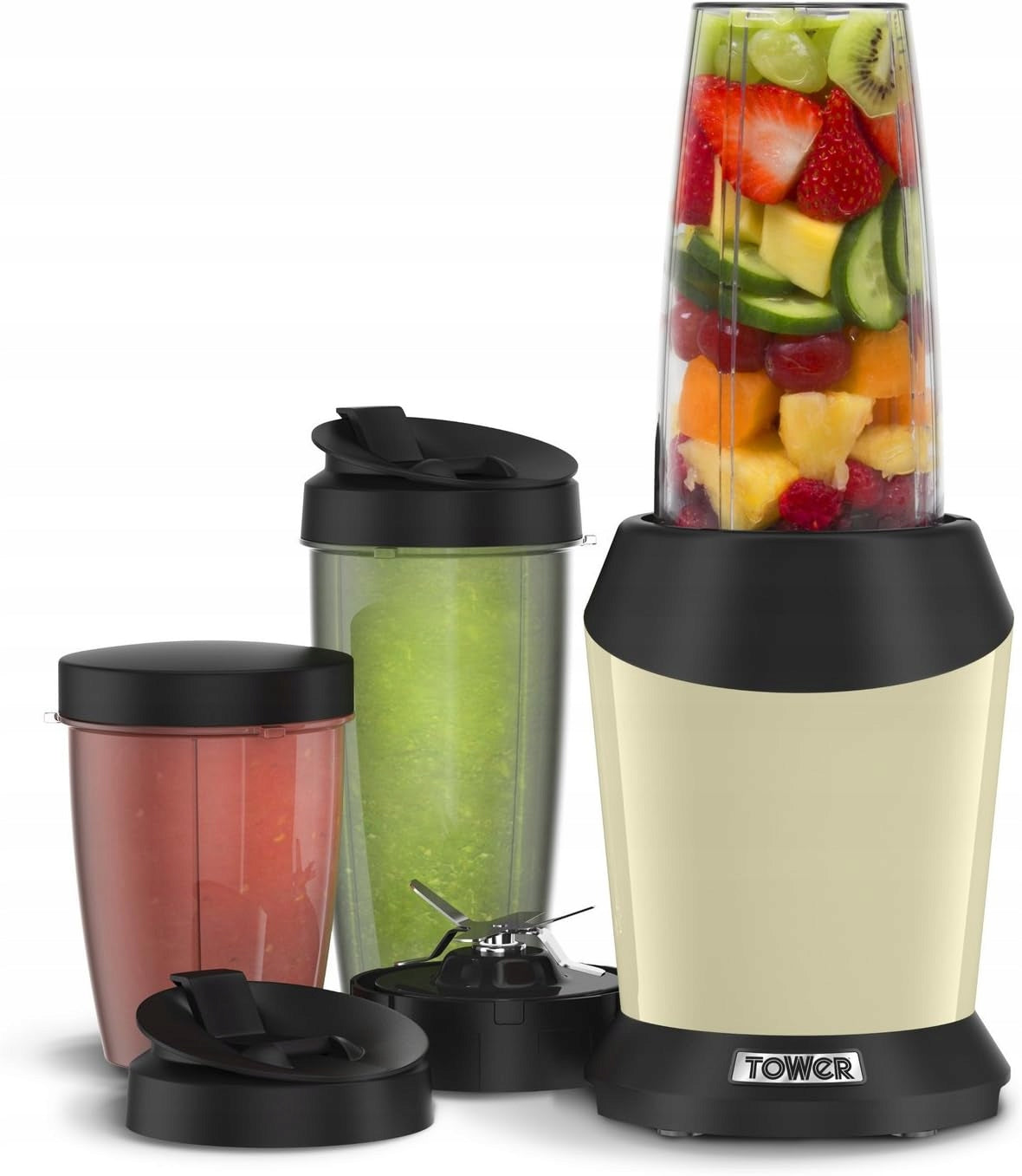 Blender Tower T12020C Optiblend Pro 1200 W Cream Blades Stainless Steel