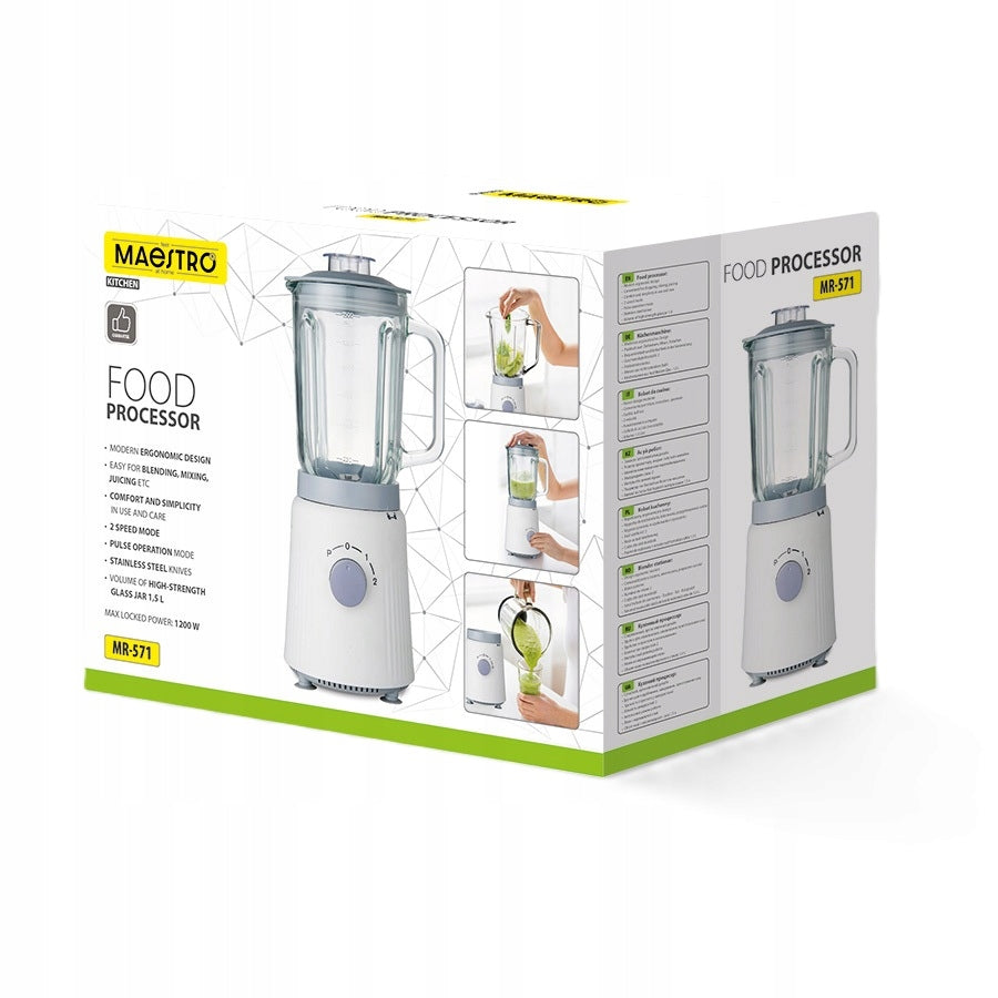 Blender with glass cup 1200W | Maestro MR-571 Manufacturer code MR571
