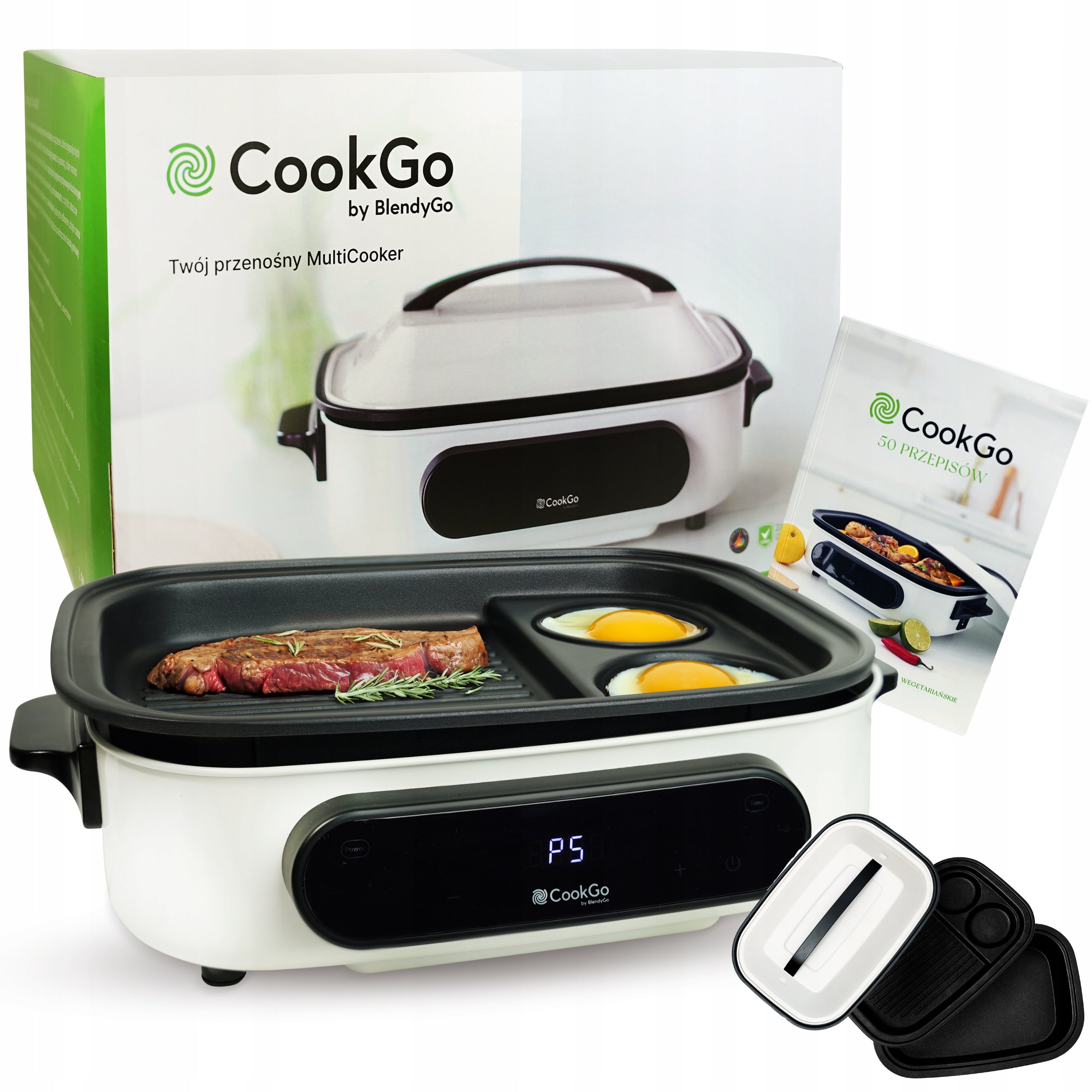 BlendyGo Multicooker Stove Portable Multigrill Fryer Without Fat
