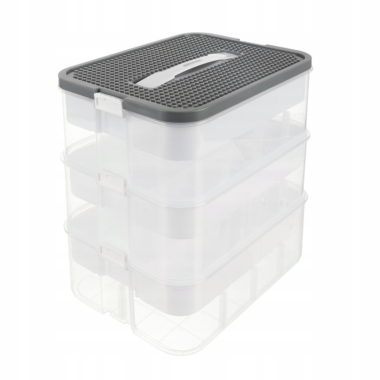 Block Box Container Organizer Compartments 3 Levels Floor 22l Large Packaging status original
