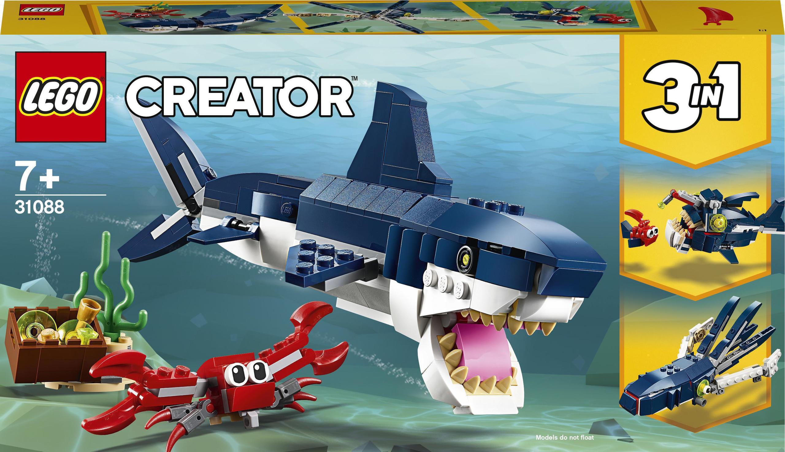 Blocks LEGO 31088 Creator sea creatures