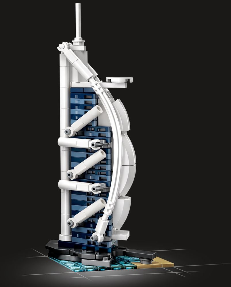 Blocks LEGO Architecture Set City Dubai Skyscrapers 21052 Packaging status original