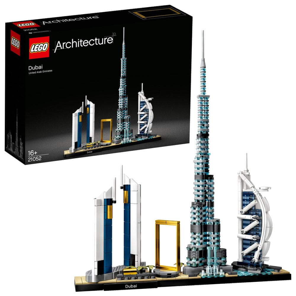 Blocks LEGO Architecture Set City Dubai Skyscrapers 21052