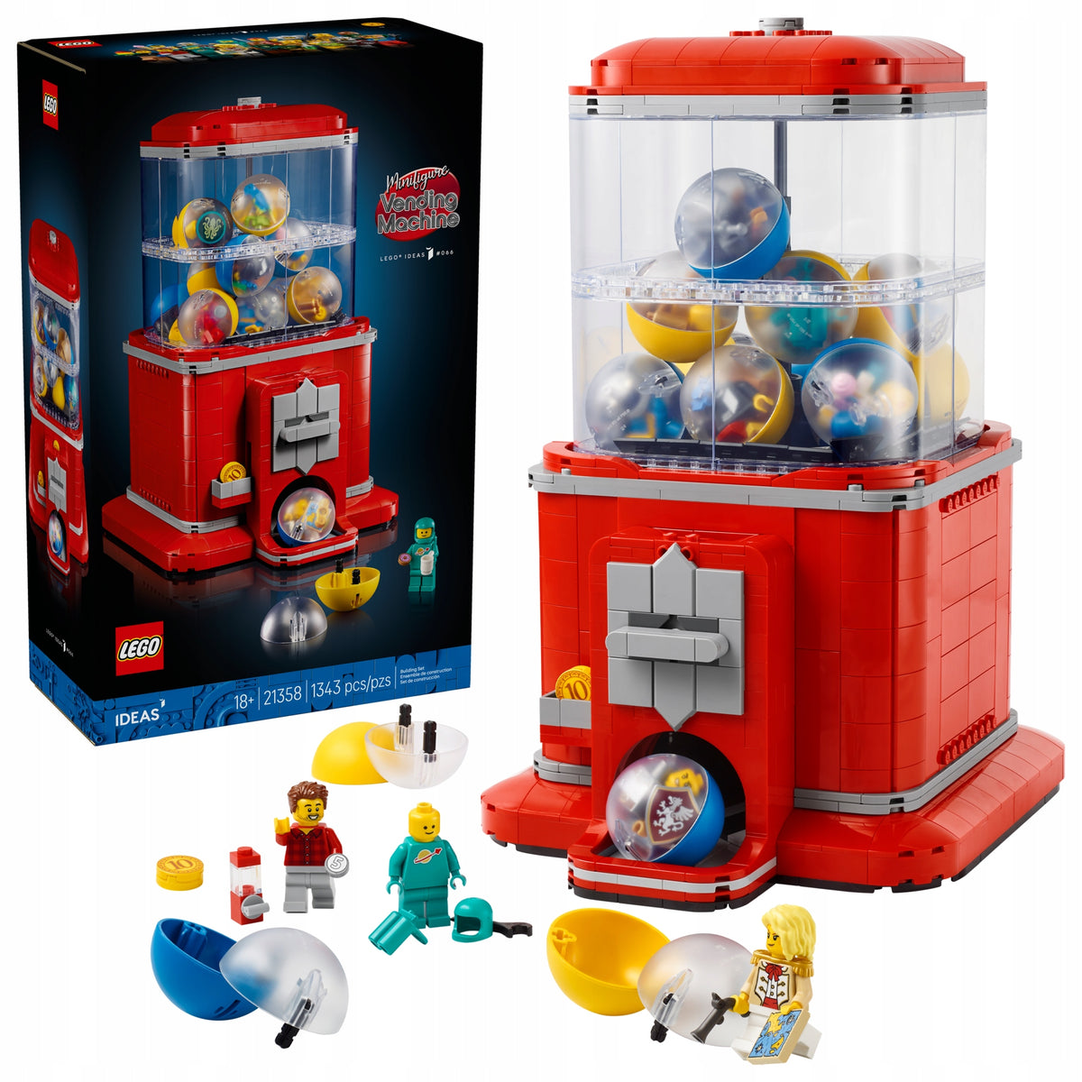 Blocks LEGO Ideas 21358 Machine with minifigures #066 Vending Machine 1343el