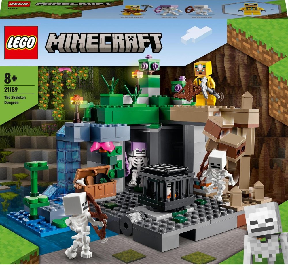 Blocks LEGO Minecraft Dungeon skeletons 21189 364 elements Product number 21189