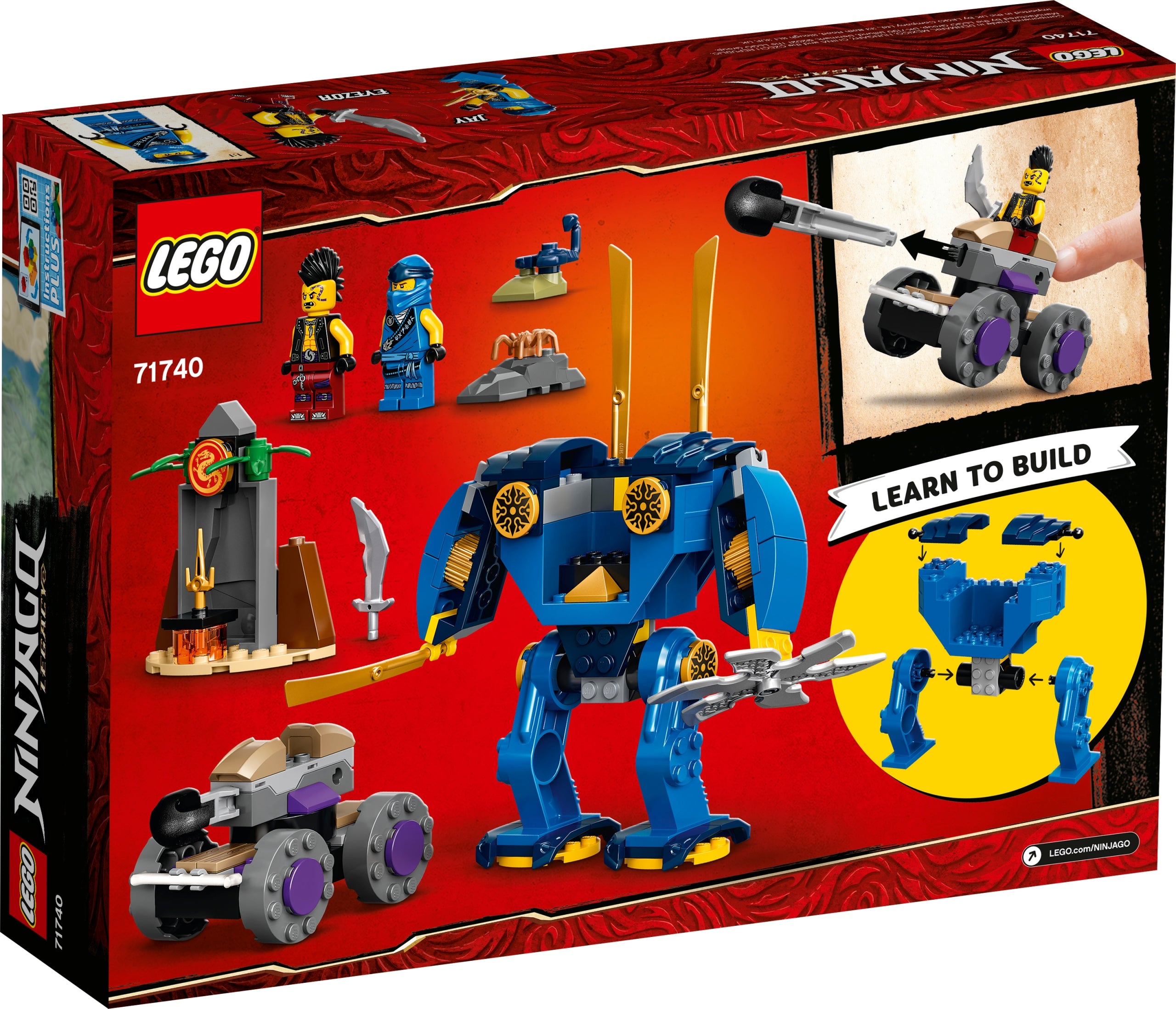 Blocks LEGO Ninjago ElectroMech Jaya 106 elements 4+ Product number 71740