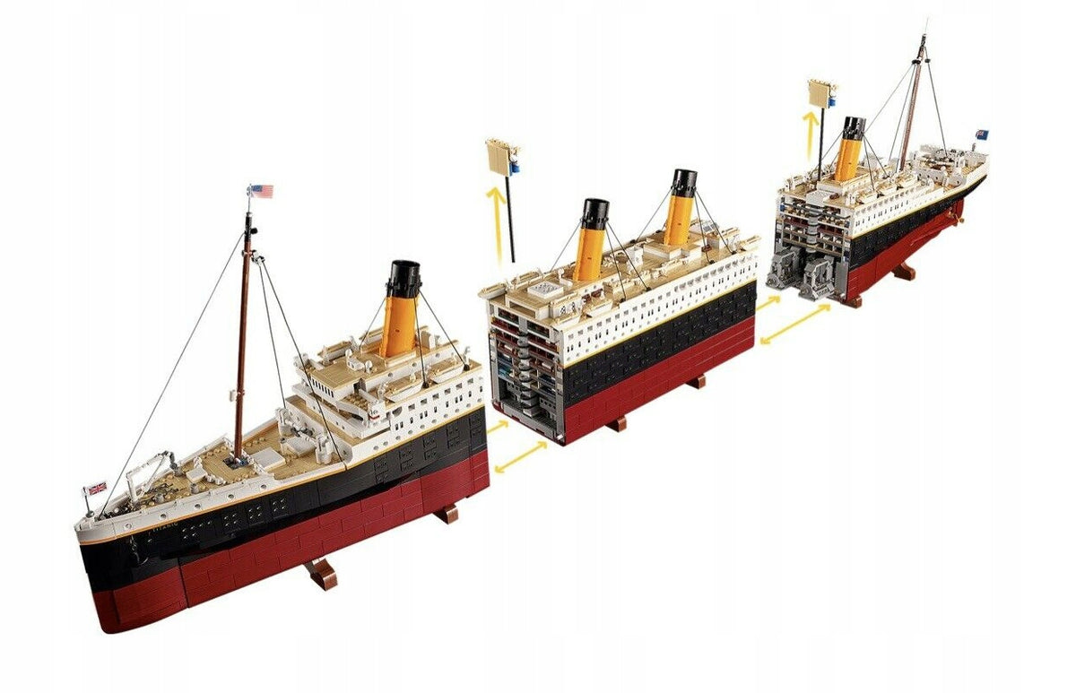 Blocks LEGO Titanic 10294 9090 elements scale 1:200 Product number 10294