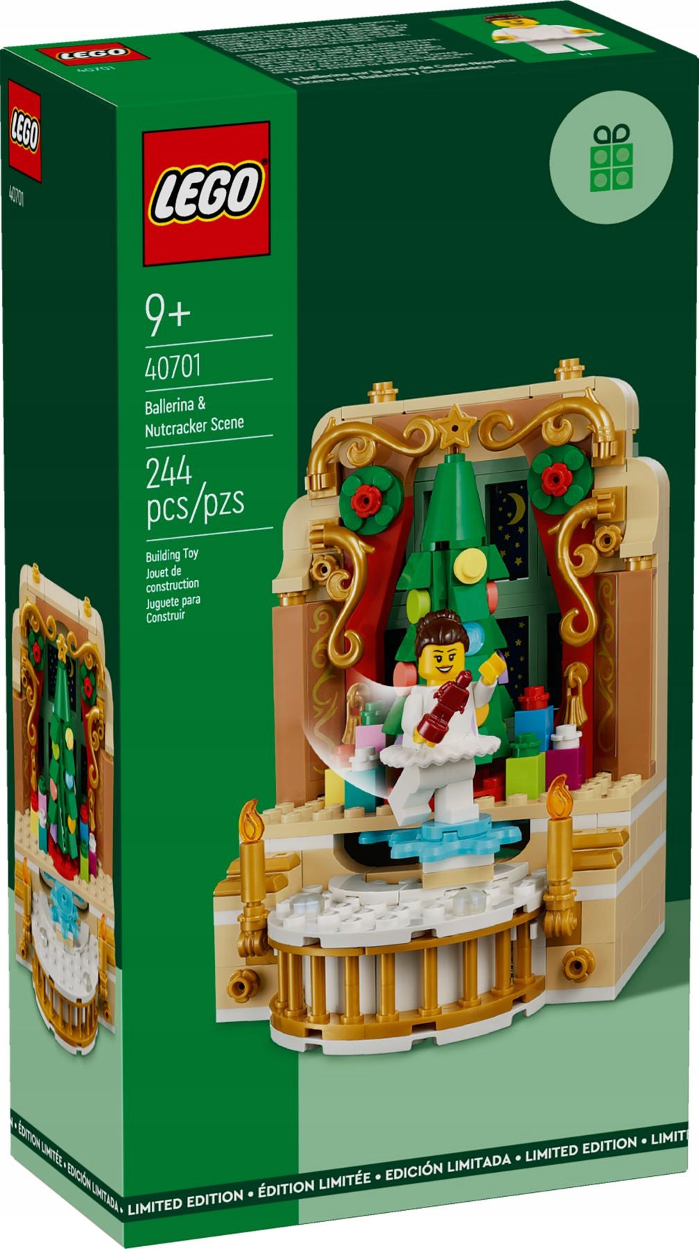 Blocks LEGO dawn 40701 Scene with ballerina and nutcracker