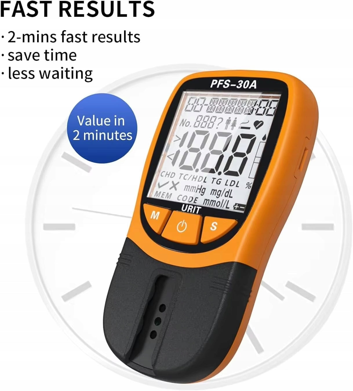 Blood Lipid Analyzer 5-in-1 for Rapid Detection Medical device yes