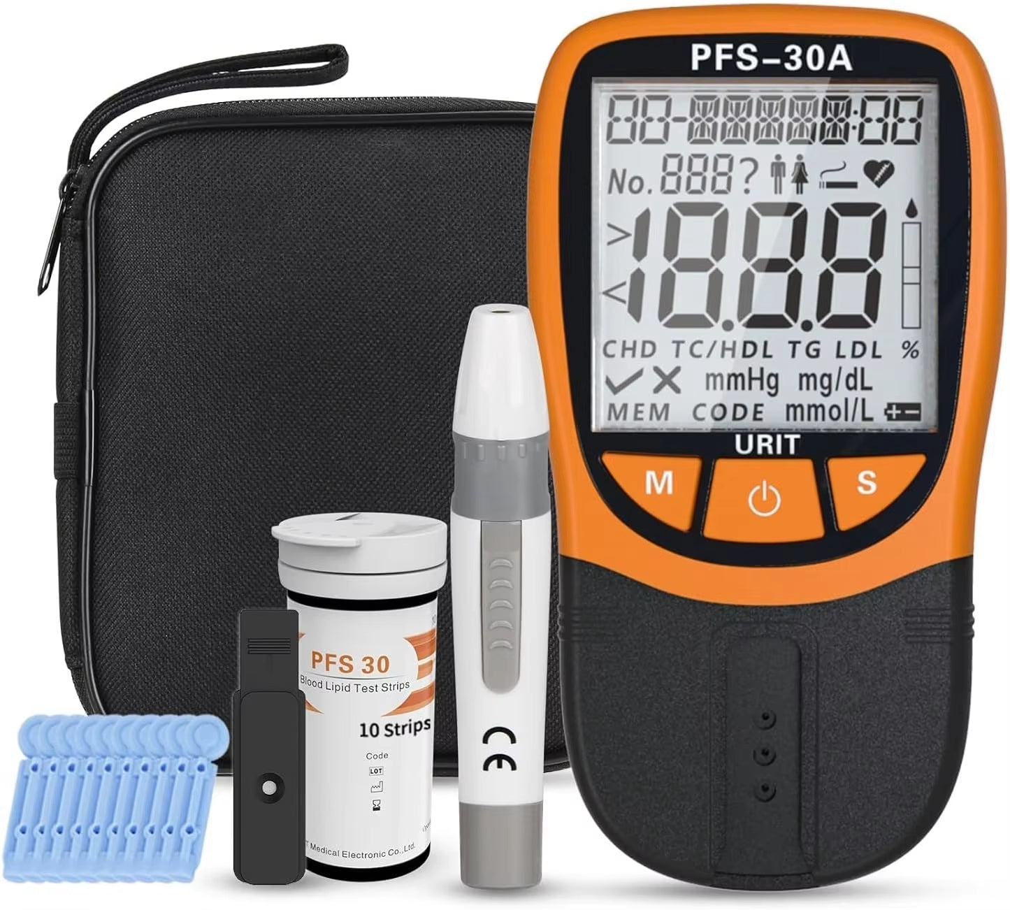 Blood Lipid Analyzer 5-in-1 for Rapid Detection Packaging status original