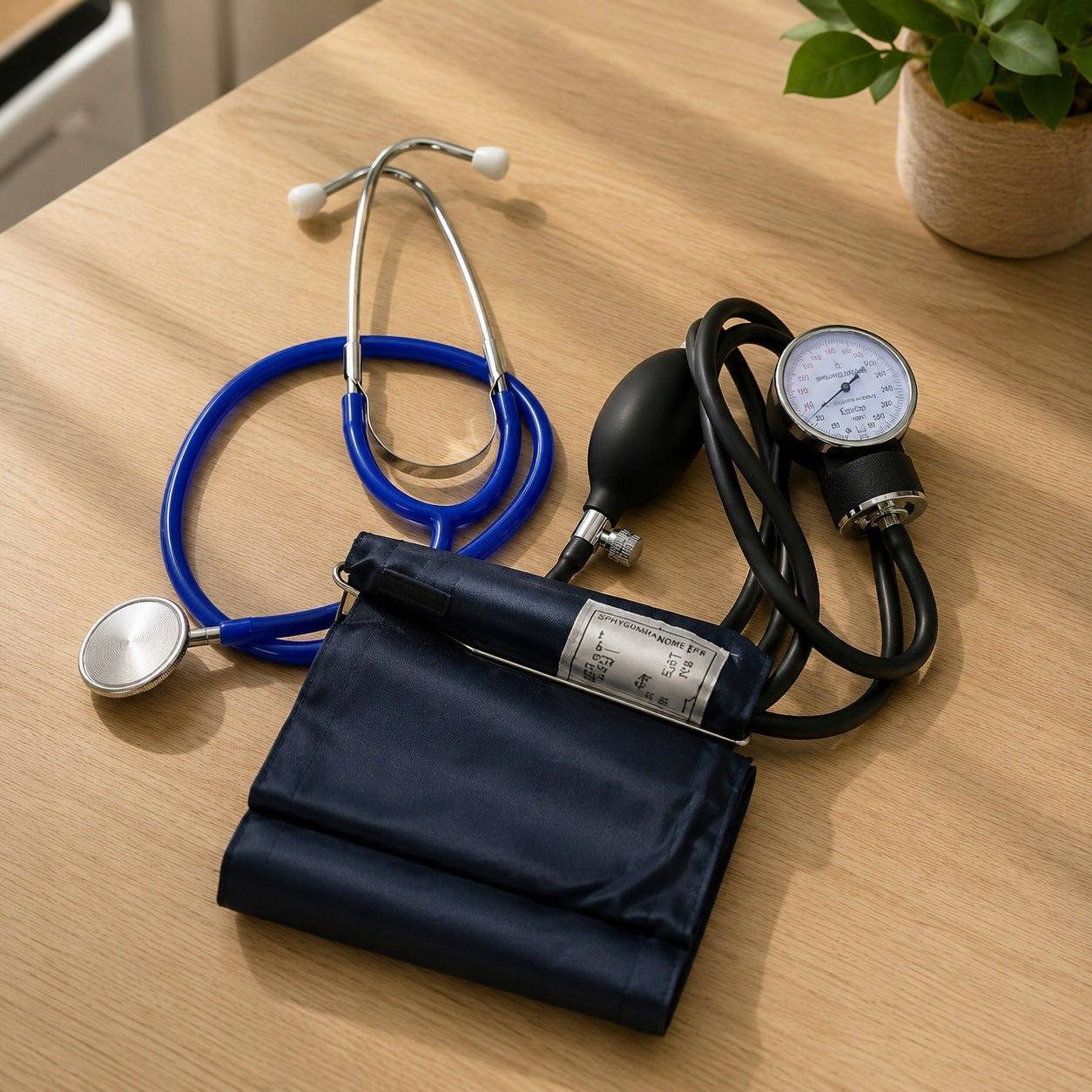 Blood Pressure Monitor Blood Pressure Measuring Apparatus Manual Clock ANEROID Brand no brand