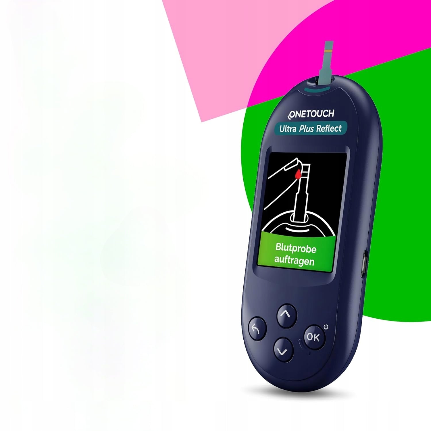 Blood glucose meter OneTouch Ultra Plus Reflect Manufacturer code glukometr OneTouch Ultra Plus Reflect mg/dl
