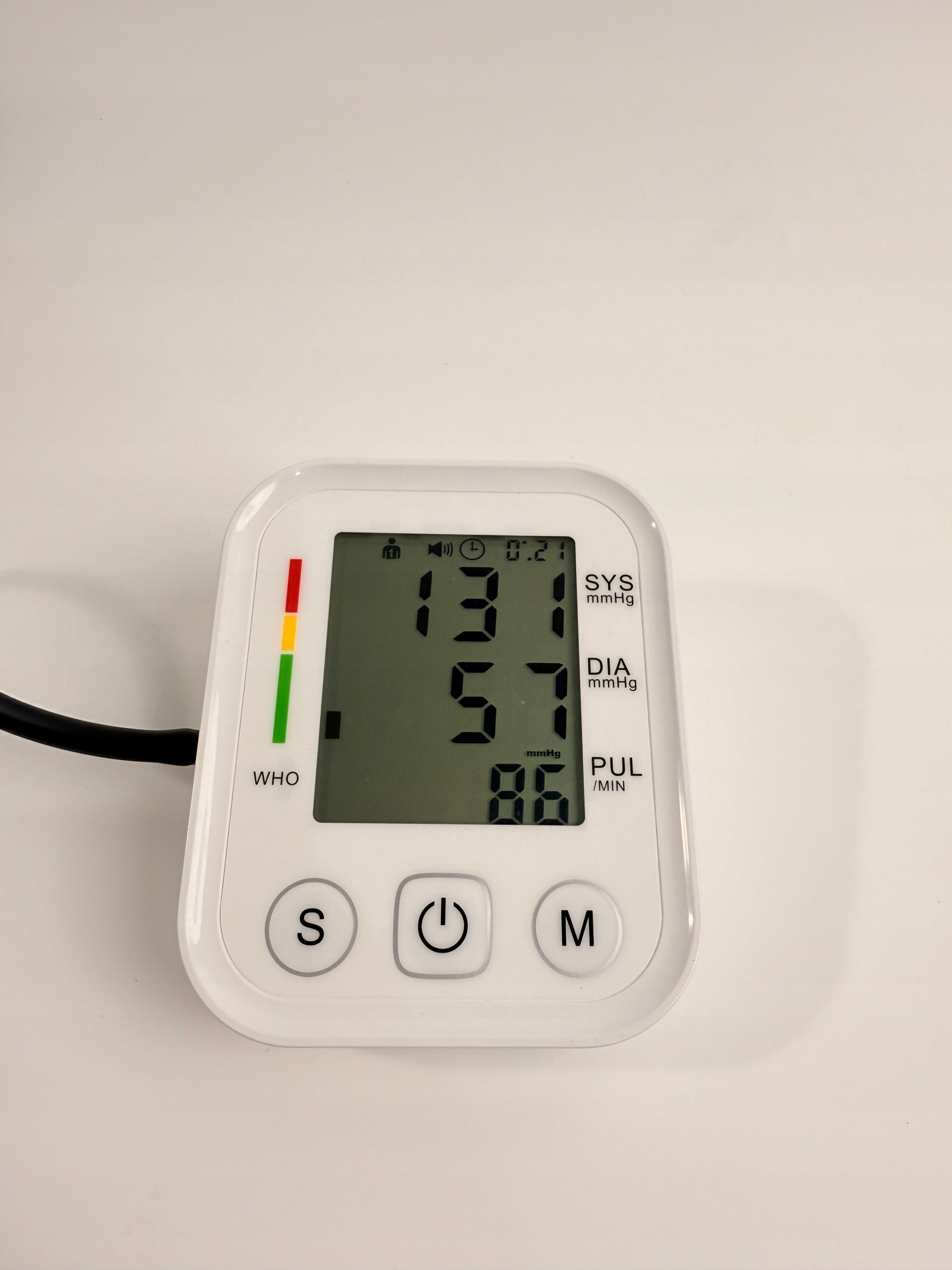 Blood pressure monitor with arrhythmia detection, comfortable, USB powered Medical device no