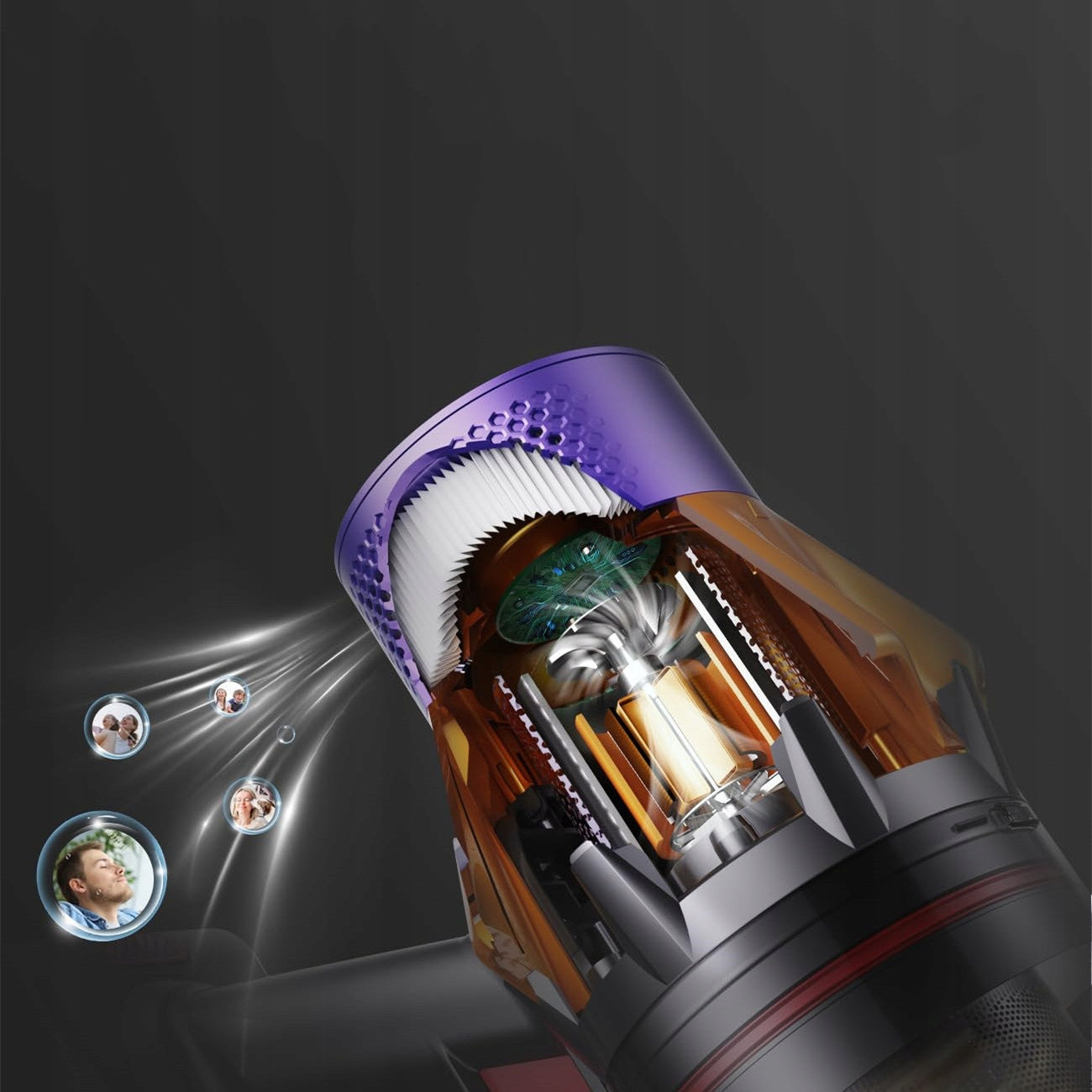 Blossom V18 550W 50000PA Powerful Upright Cordless Vacuum Cleaner Handheld Model X11