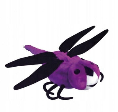 Verwandelndes Plüschtier Libelle Bloobie, lila, 30 cm 