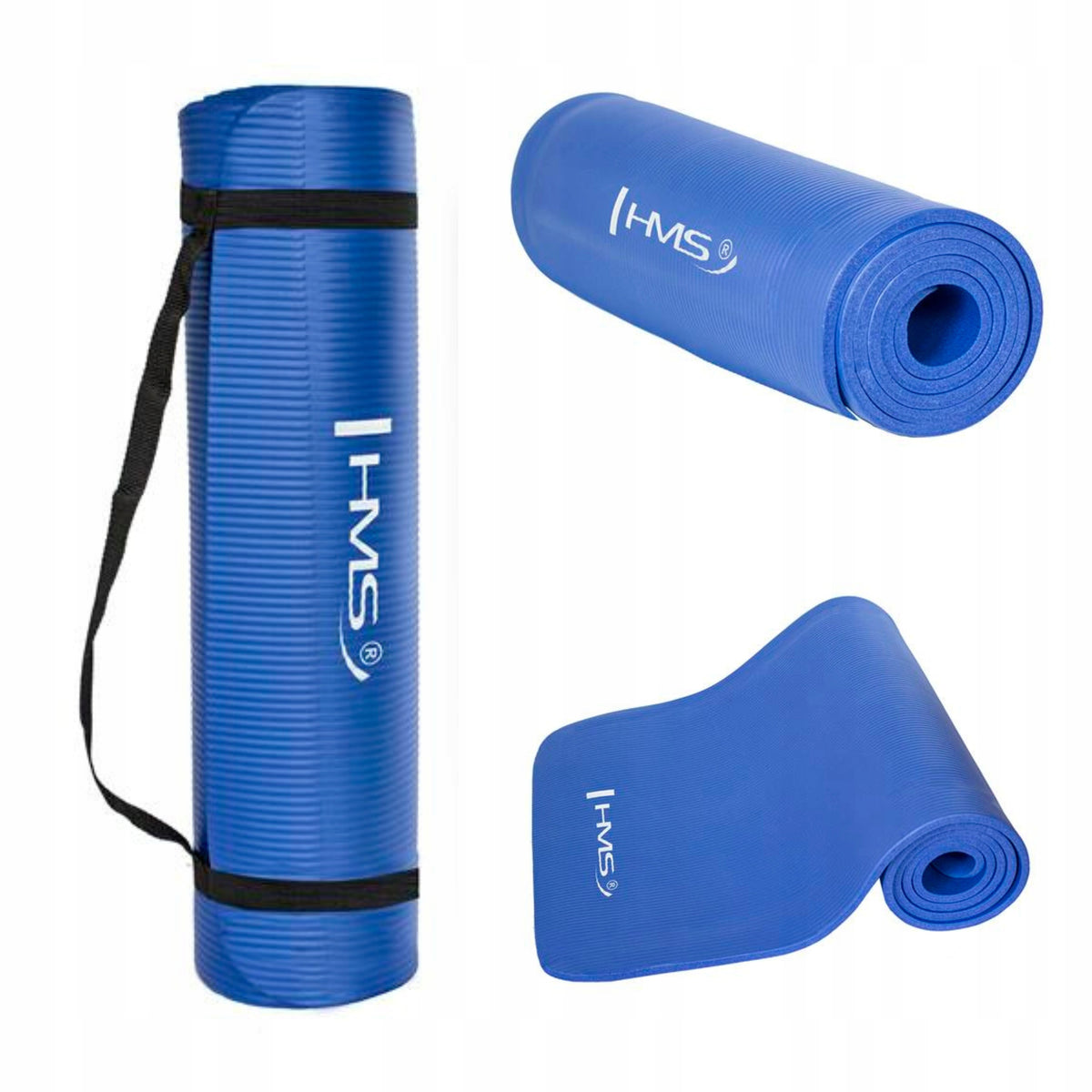 Blue Fitness Mat HMS 10MM Shock Absorbing And High Quality