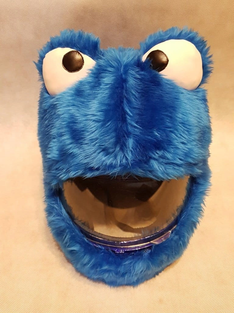 Blue Monster helmet ornament Manufacturer no brand