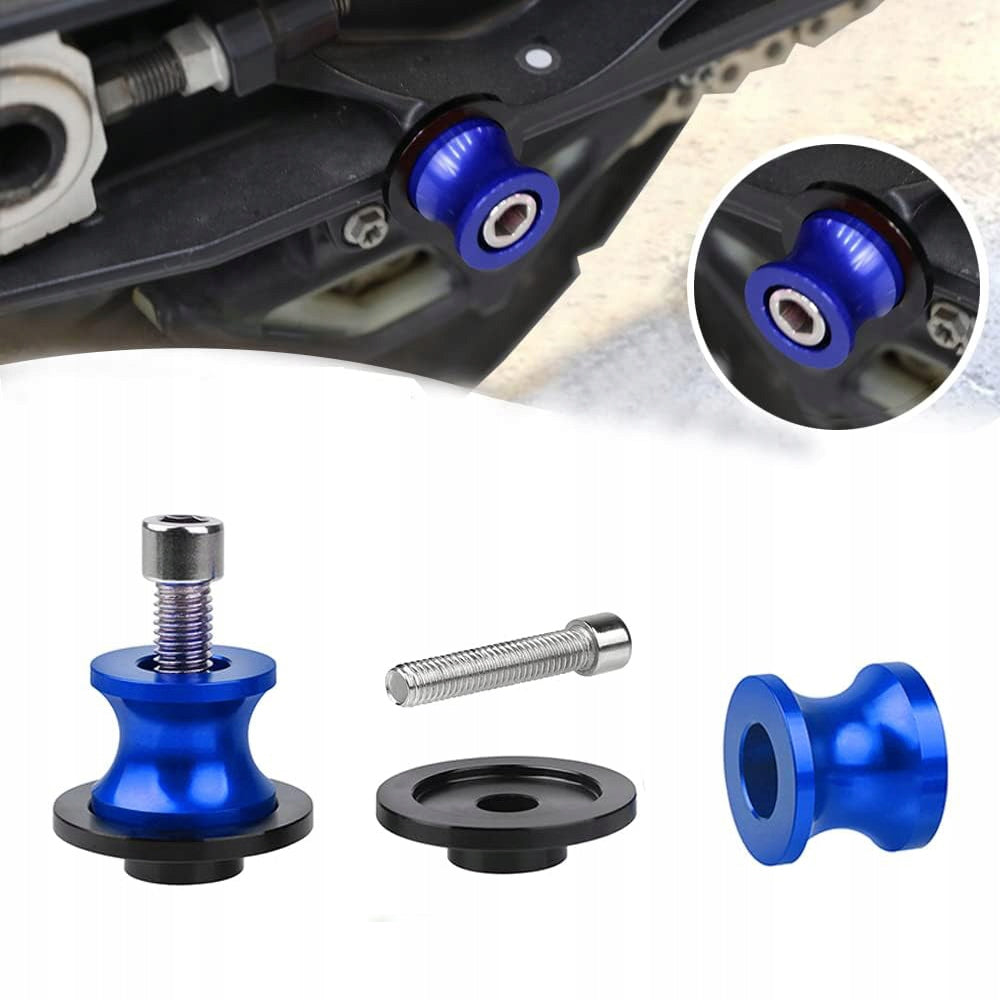 Blue Motorcycle Lifting Rollers 6mm Sliders Motorcycle Control Arm Manufacturer no brand