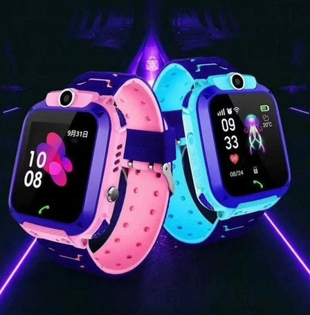 Blue Smartwatch for Kids with GPS Locator, Camera and SOS Packaging status original