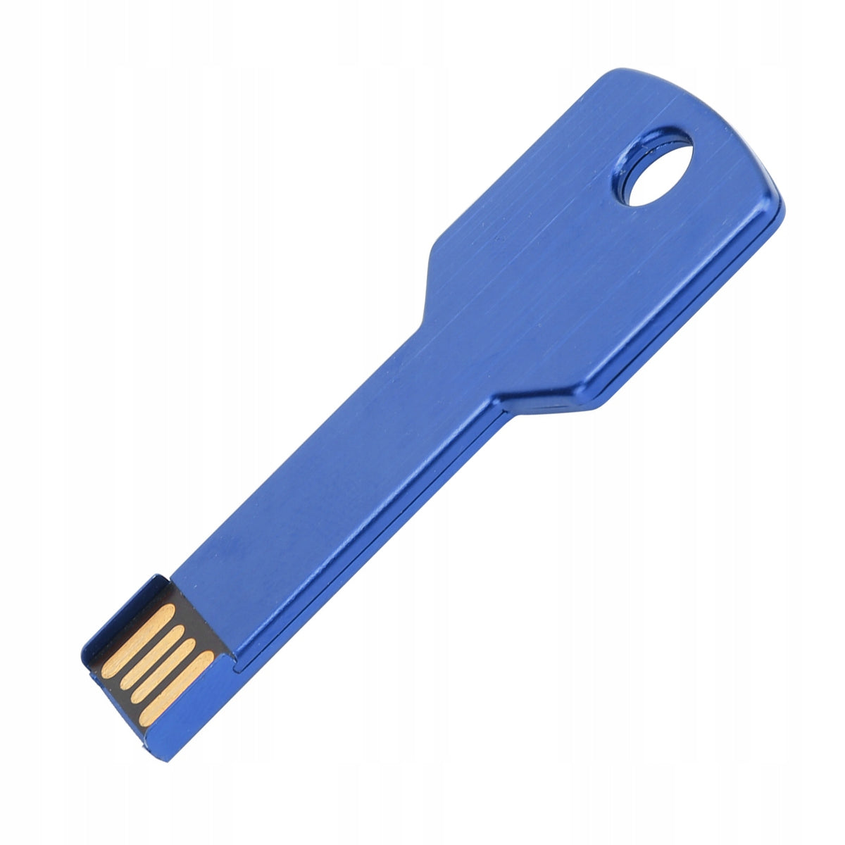Blue USB Key Shaped Flash Drive USB Drive Plug and Detach Capacity other