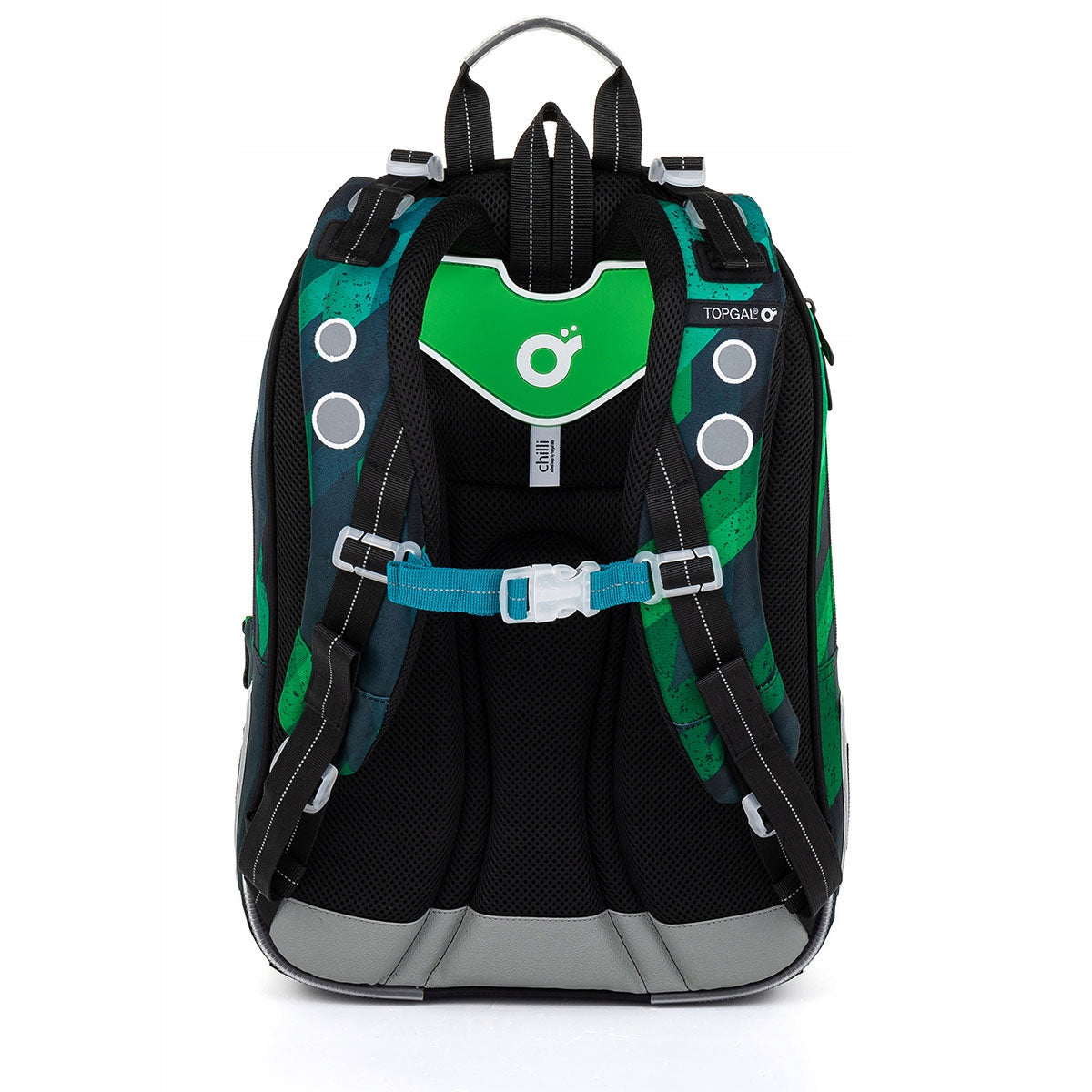 Blue-green school backpack Topgal LYNN 23018 Brand Topgal