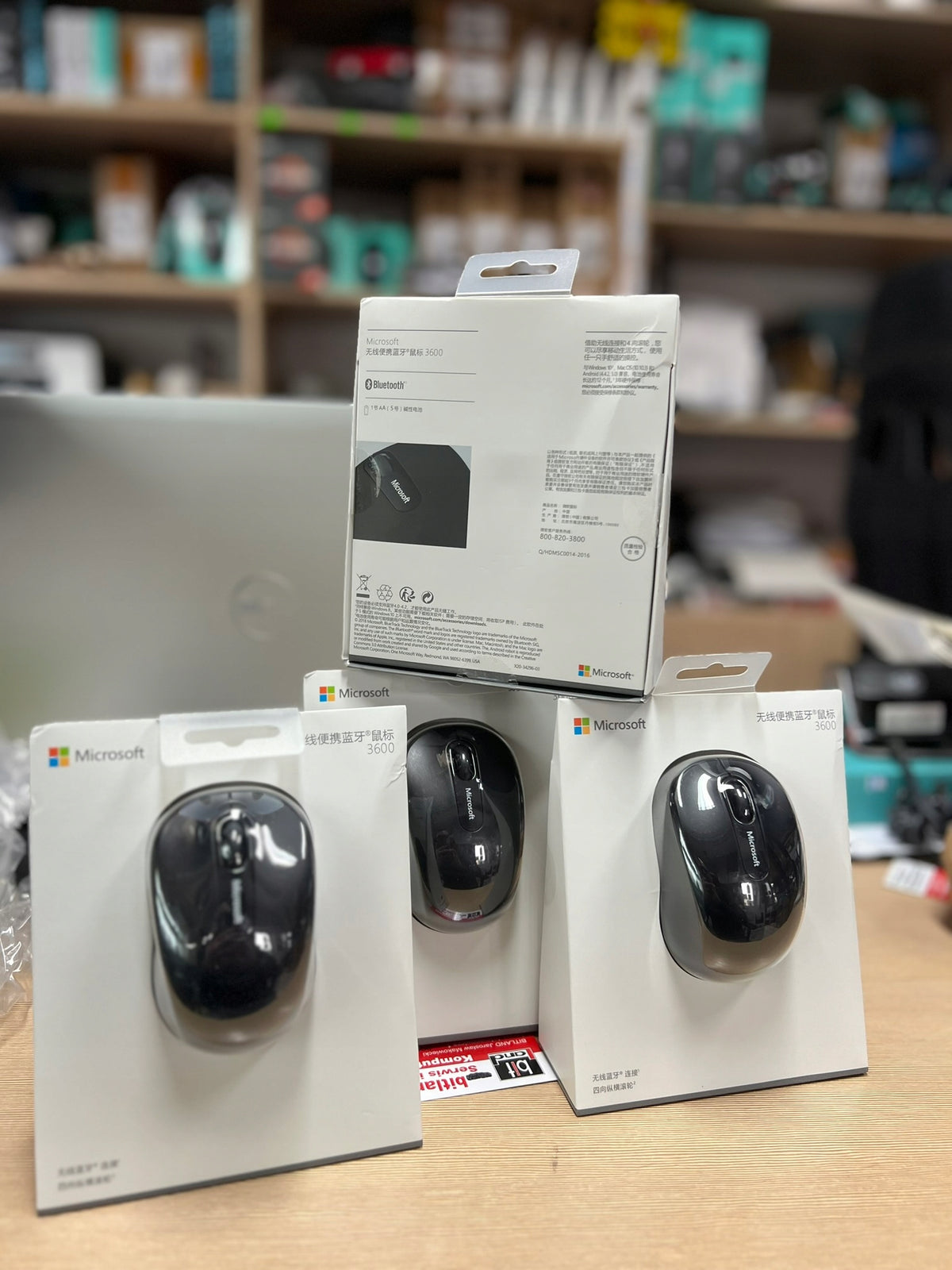 BlueTrack Microsoft Bluetooth 3600 Mobile Mouse without cable NEW Packaging status original