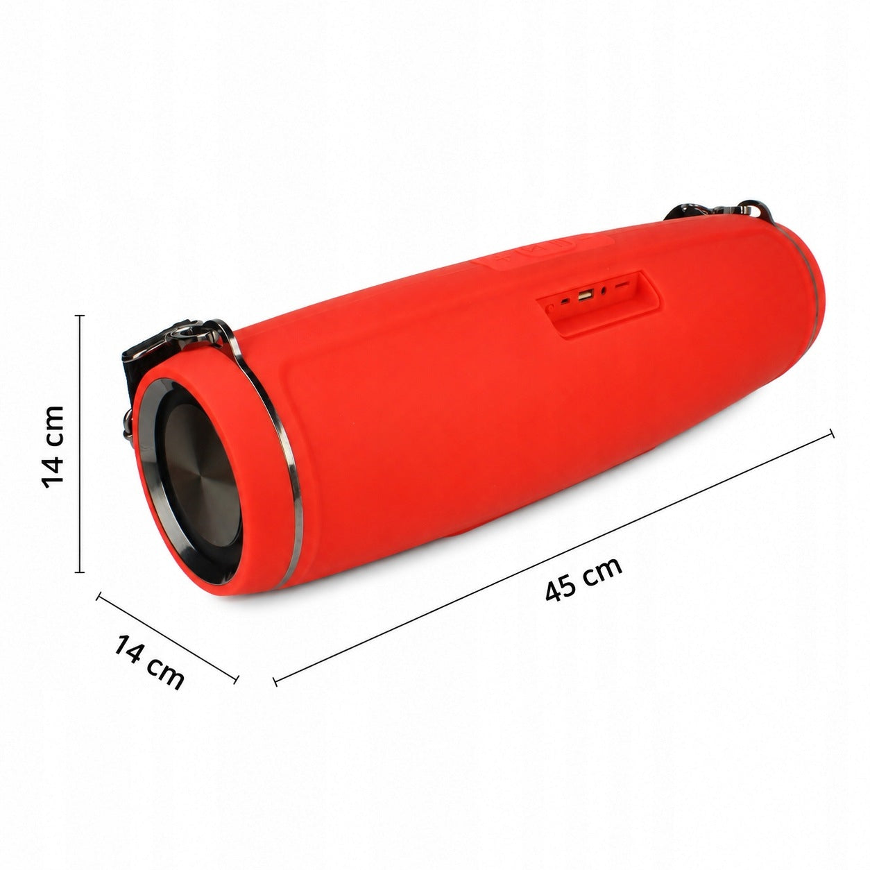 Bluetooh Speaker Portable FM Radio TWS Rechargeable 2400mAh + Shoulder Strap Brand Stator