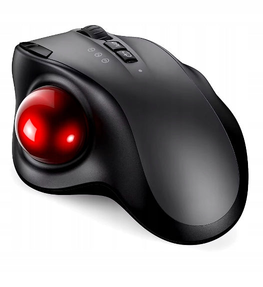 Bluetooth 2.4G USB Wireless Trackball Mouse Ergonomic