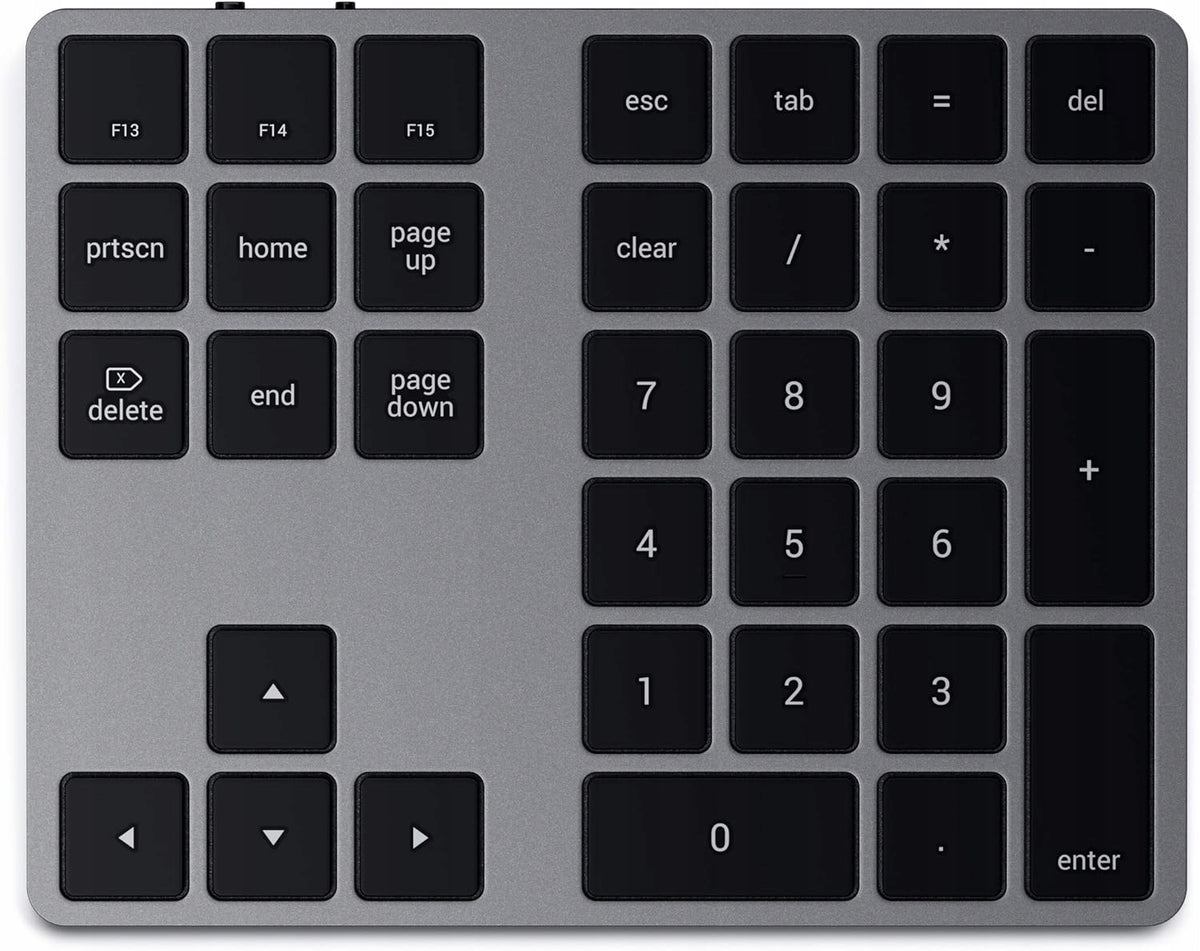 Bluetooth 3.0 Numeric Keyboard Aluminum Wireless For PC LAPTOP