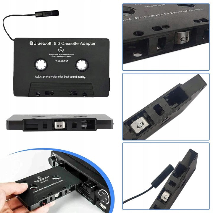 Bluetooth 5.0 Cassette Transmitter Bring Old Cassette to Life Wirelessly Manufacturer code MIAO-552