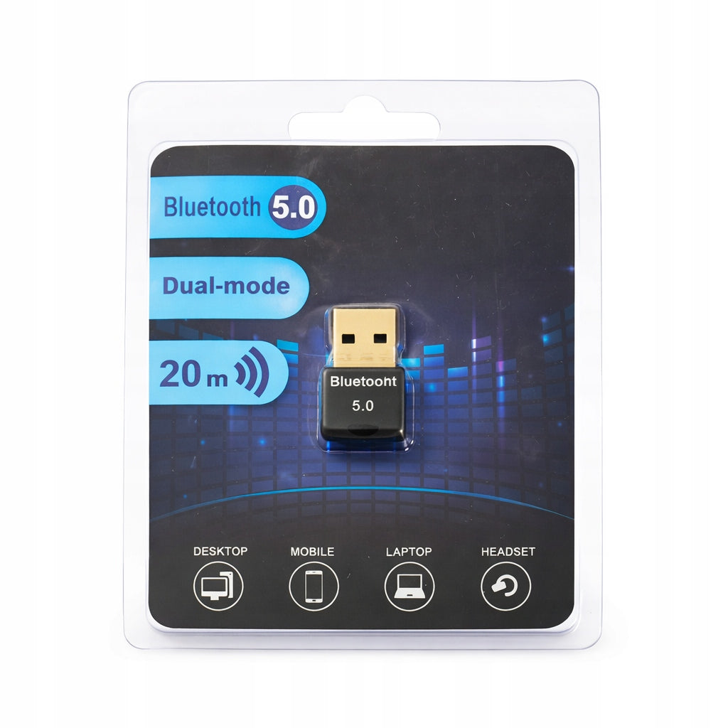 Bluetooth 5.0 USB Adapter Transmitter Receiver for PC Laptop 20m