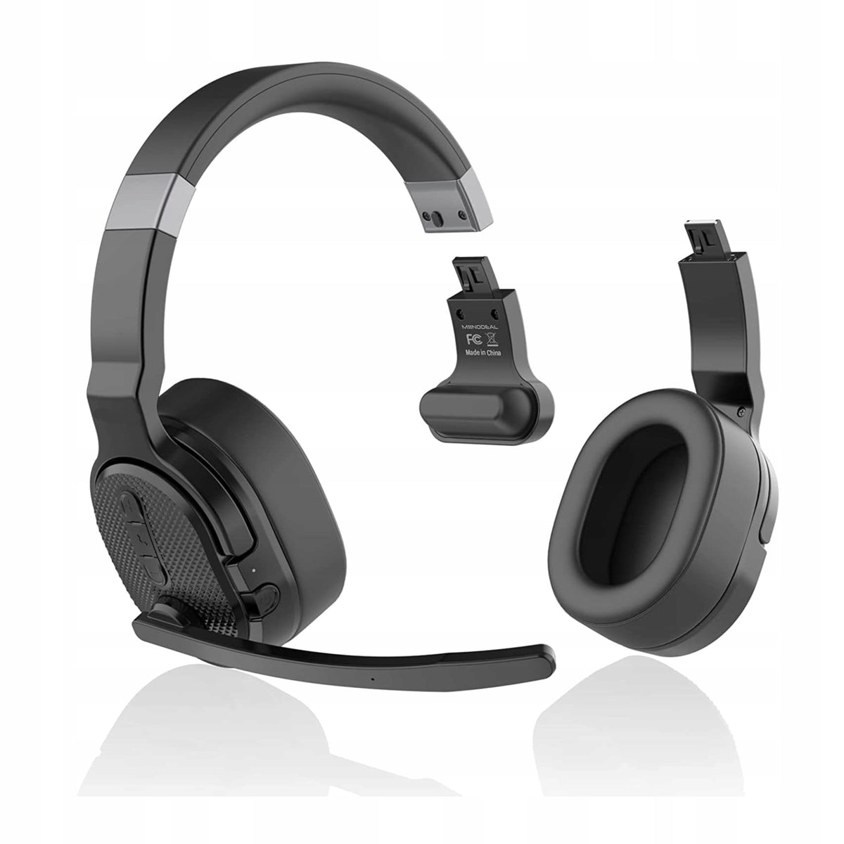 Bluetooth 5.0 Wireless On-Ear Headphones With Microphone Packaging status original