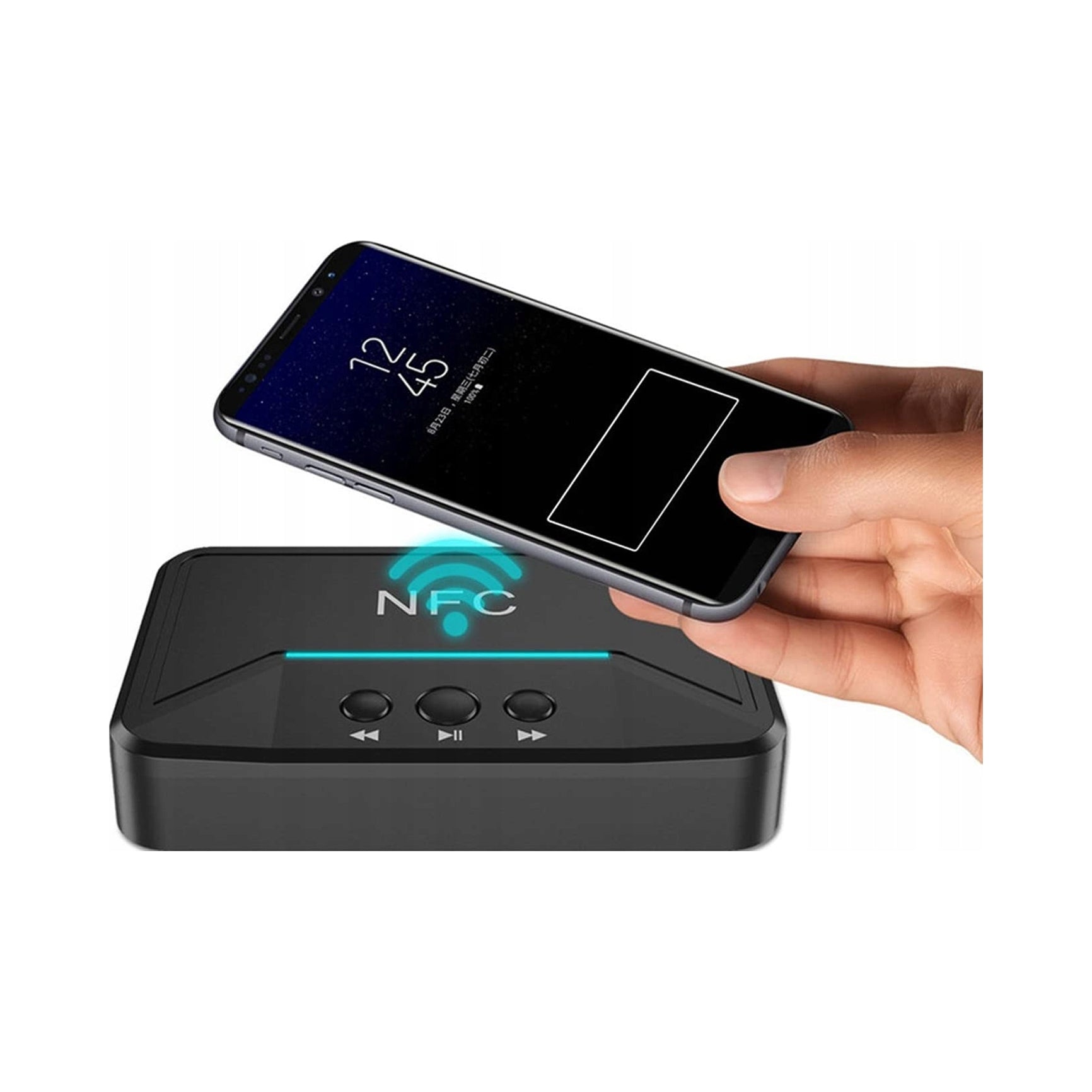 Bluetooth 5.0 adapter with NFC AUX RCA USB, 15 m range