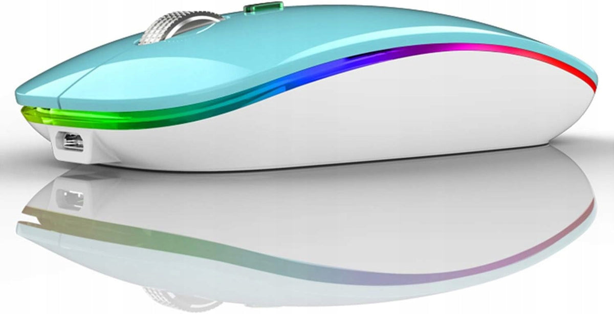 Bluetooth 5.1 5.0 2.4GHz Mouse Rechargeable Quiet Optical LED